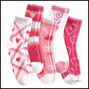 Soft Fluffy Slipper Socks Cozy Warm Sleeping Lounge Home Wear